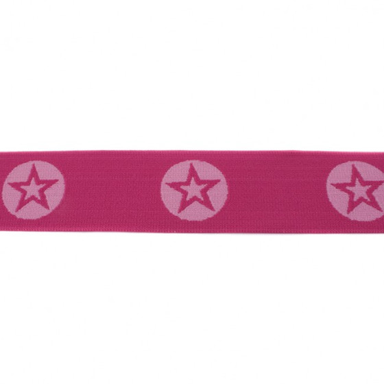 Softgummi 40mm - Sterne pink