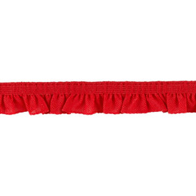 Rüschenband elastisch - rot