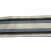 Gurtband 45mm -  creme-hellblau-grün-silber