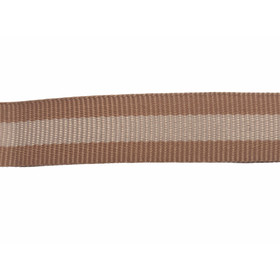 Gurtband 18mm - altrosa-weiß