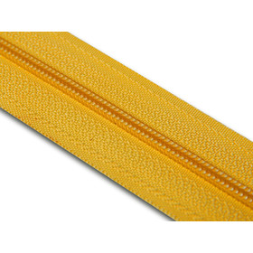 Endlos-Reißverschluss mit Zipper gelb