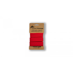 Jersey-Schrägband 3m-Karte red